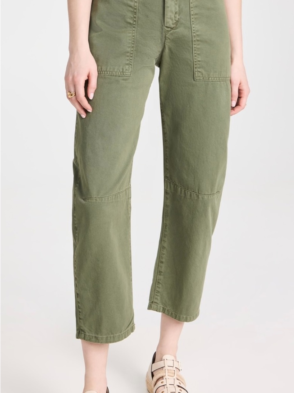 Velvet + Brylie Pants- Olive Green
